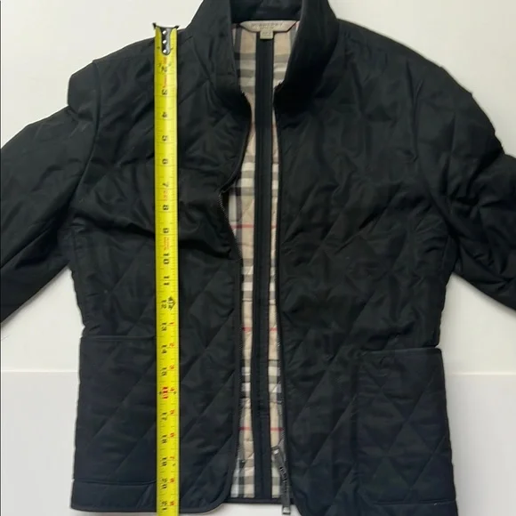 Burberry Black Quilted Jacket - Size XS - Picture 3 of 6